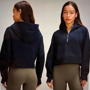 Lululemon Scuba Oversized Half Zip Hoodie in Navy XS/S